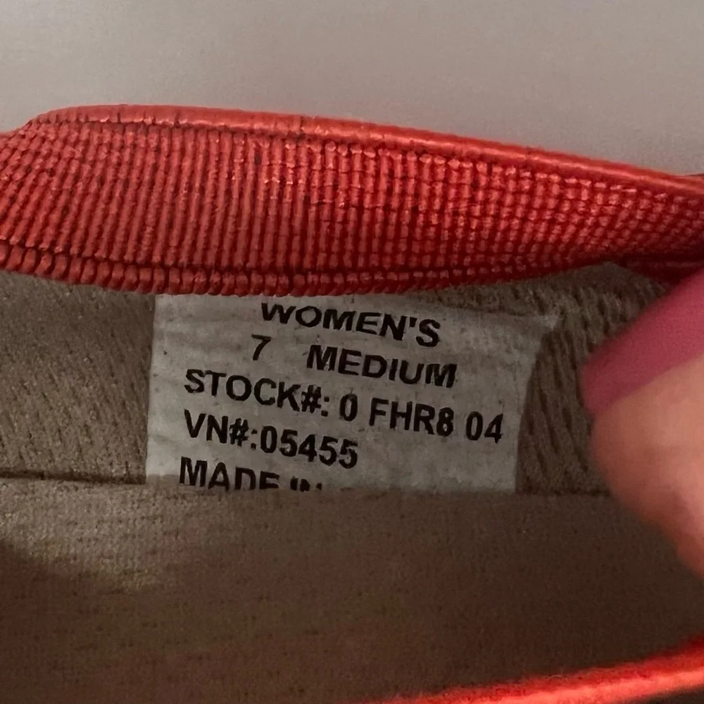 L.L. Bean Red Women's Shoes - Picture 9 of 9